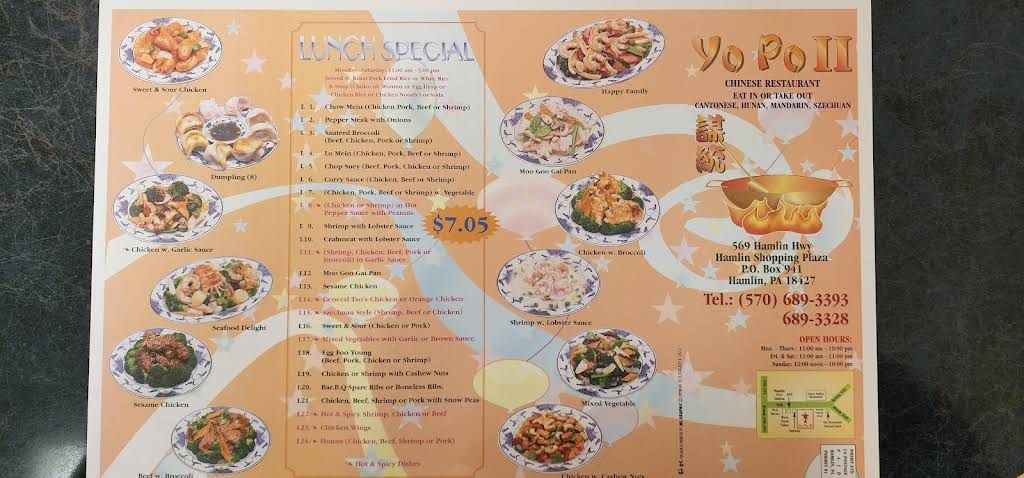 Yopo II Menu 3